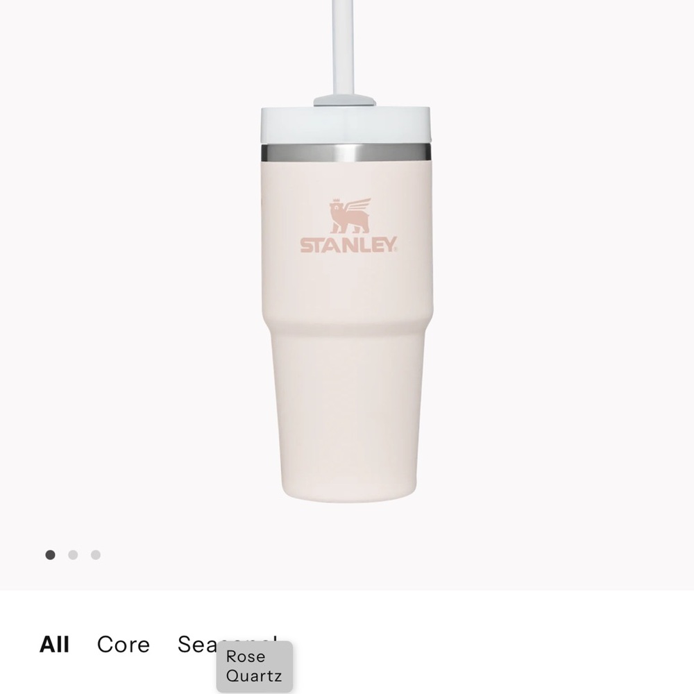 14oz Rose Quartz Stanley Tumbler